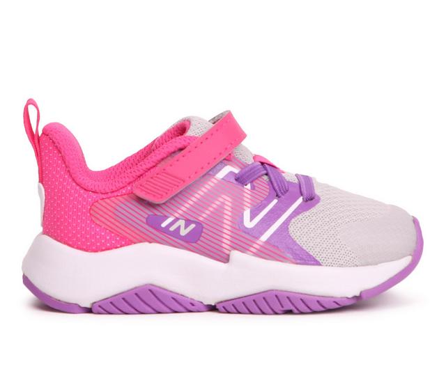 Girls' New Balance Toddler Rave Run Running Shoes in Summer Fog/Purp color