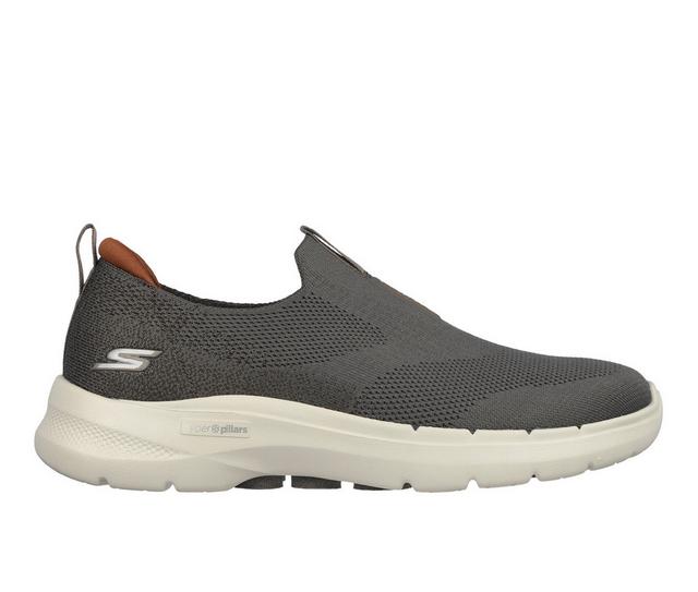 Men's Skechers Go Go Walk 6 216202 in Taupe color