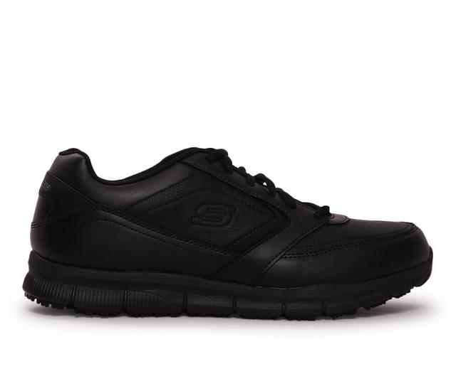 Men's Skechers Work Nampa Safety Shoes in Black color