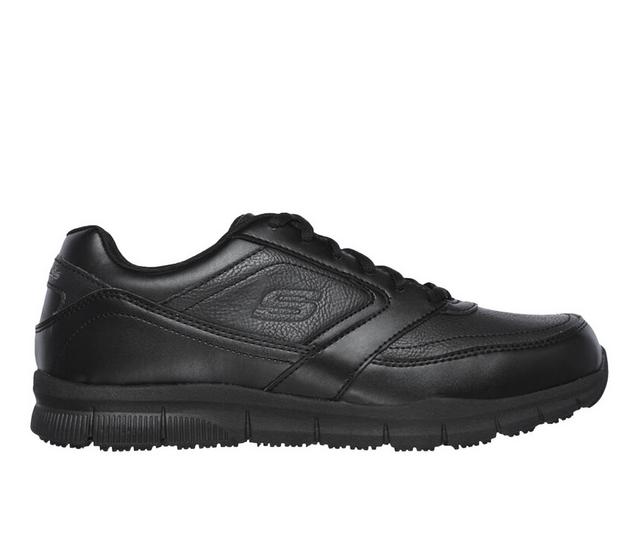 Men's Skechers Work Nampa Safety Shoes in Black color