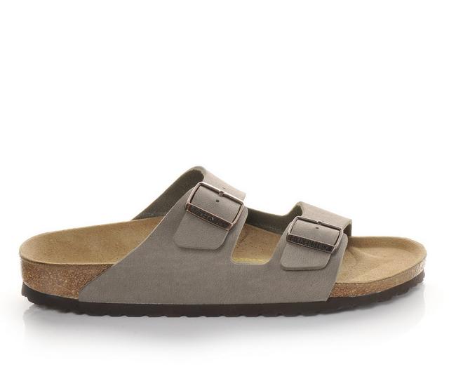 Men's Birkenstock Arizona Footbed Sandals in Stone color