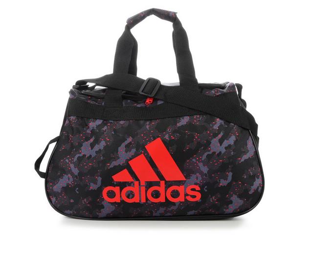 Adidas Diablo Small Duffel Bag in Camo Blk/Red color