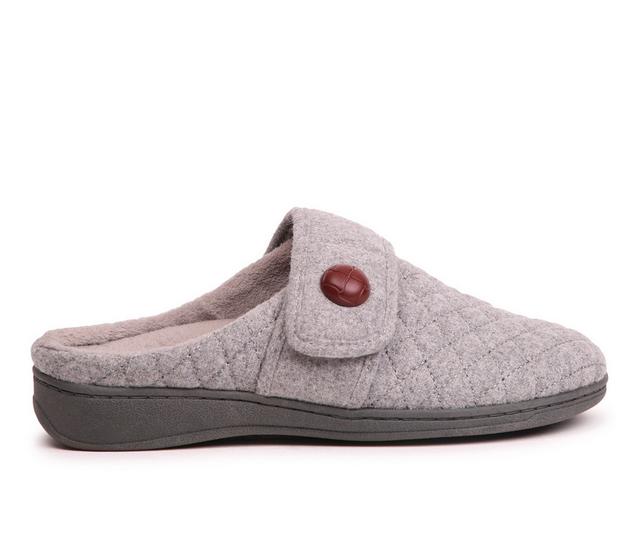 Women's Vionic Carlin Slippers in Light Grey color