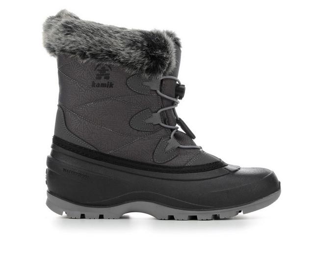 Women's Kamik Momentum L2 Winter Boots in Charcoal color