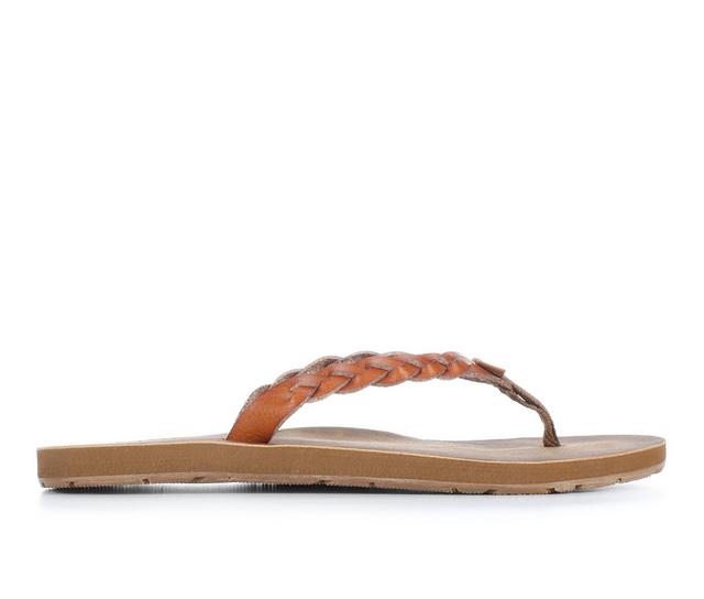 Women's Flojos Navida Flip-Flops in Tan color