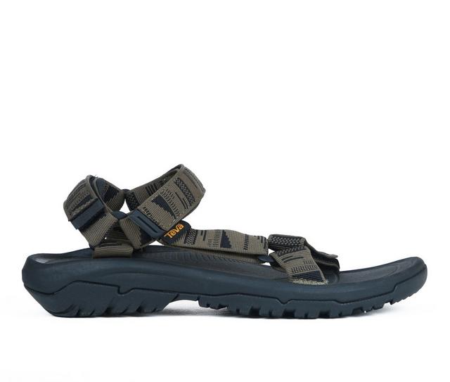 Men's Teva Hurricane XLT2 Outdoor Sandals in Dark Olive color