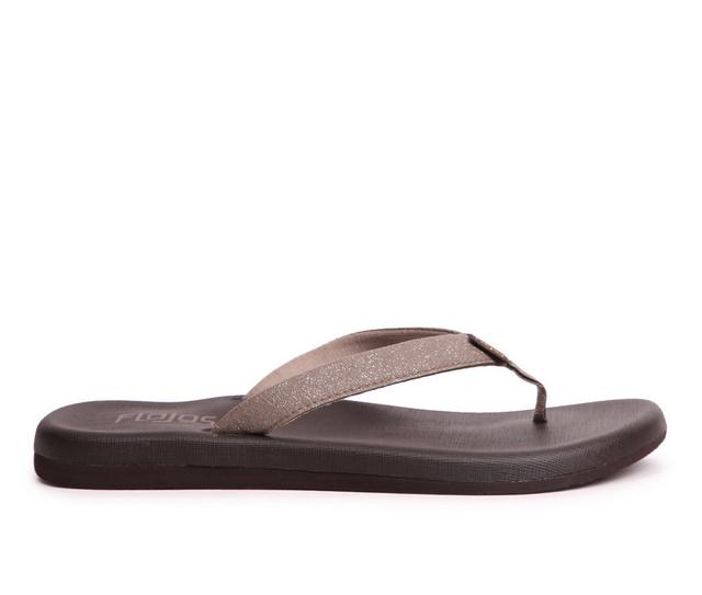 Women's Flojos Campbell Sandals in Bronze color