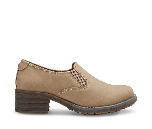 Women's Eastland Brooke Heeled Casual Shoes in Light Tan color