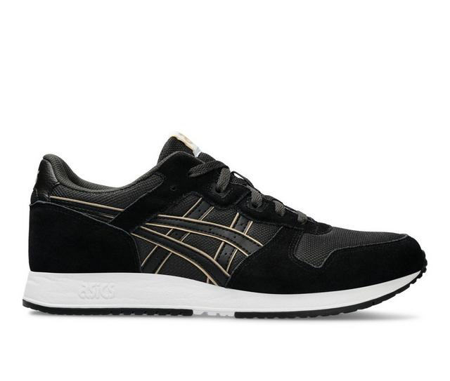 Men's ASICS Lyte Classic Sneakers in Blk/Wht color