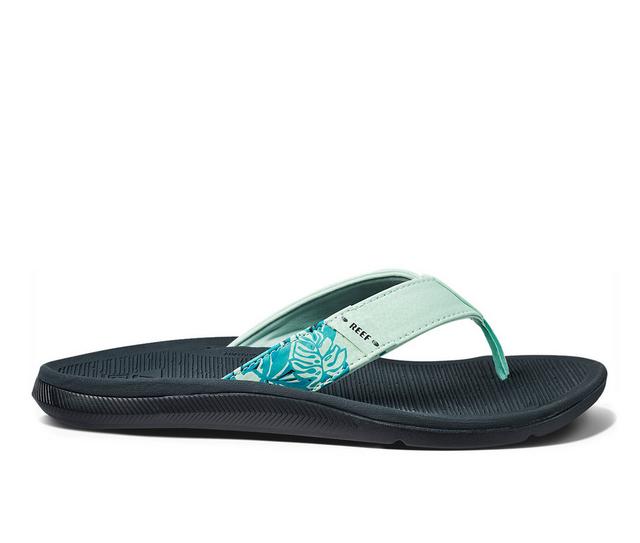 Women's Reef Women's Santa Ana Flip-Flops in Mint color