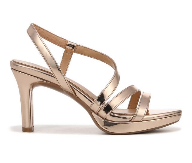 Women's Naturalizer Brenta Dress Sandals in Rose Gold color
