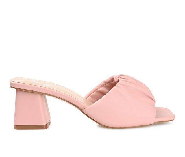 Women's Journee Collection Briarr Dress Sandals in Rose color