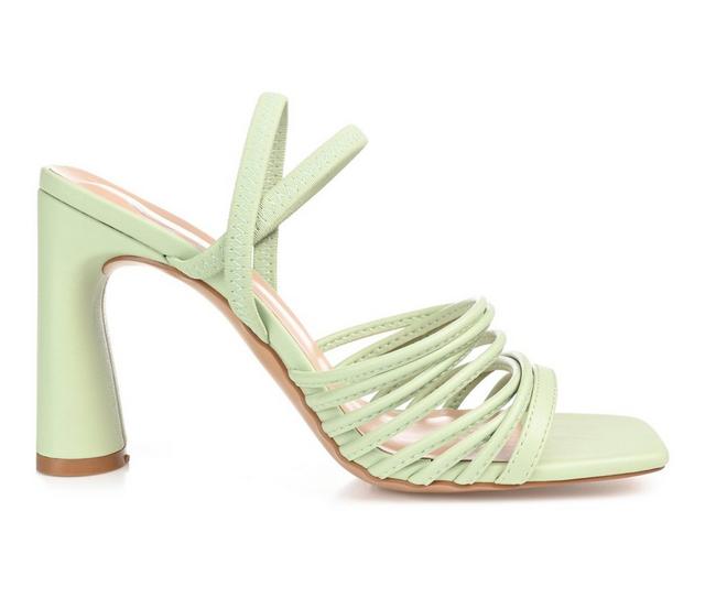Women's Journee Collection Hera Dress Sandals in Sage color