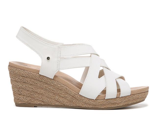 Women's Dr. Scholls Everlasting Wedge Heeled Sandals in White color