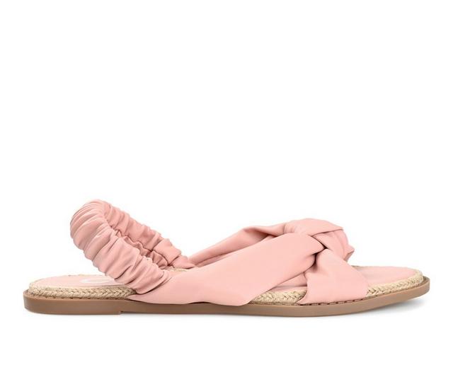 Women's Journee Collection Kiandra Sandals in Rose color