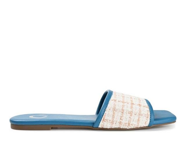 Women's Journee Collection Mikala Sandals in Blue color