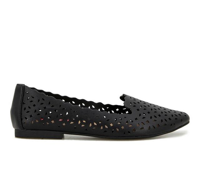 Women's Unionbay Whitney Flats in Black color