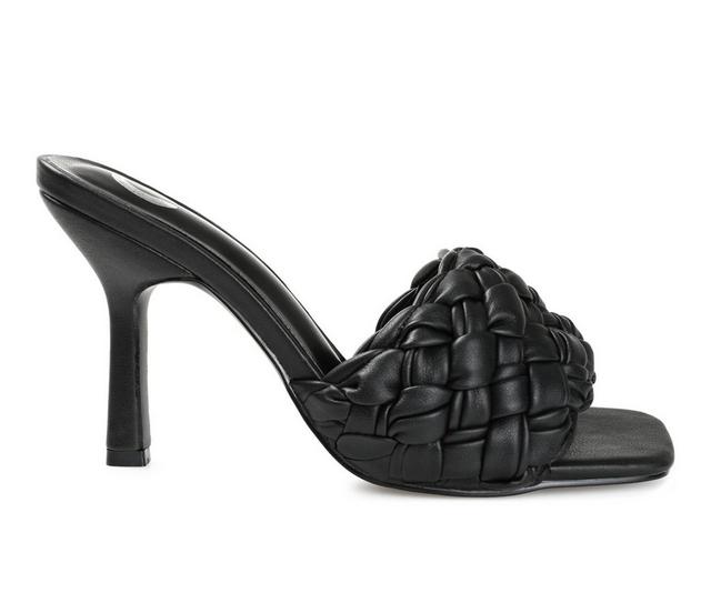 Women's Journee Collection Raquelah Dress Sandals in Black color