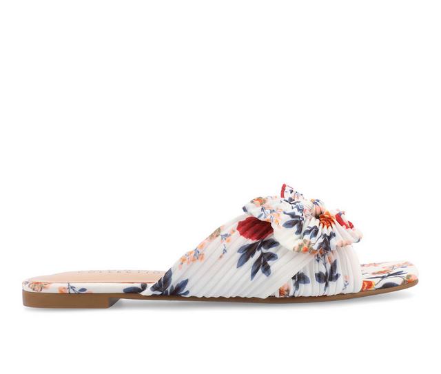 Women's Journee Collection Serlina Sandals in Dark Floral color