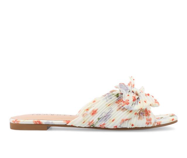 Women's Journee Collection Serlina Sandals in Light Floral color