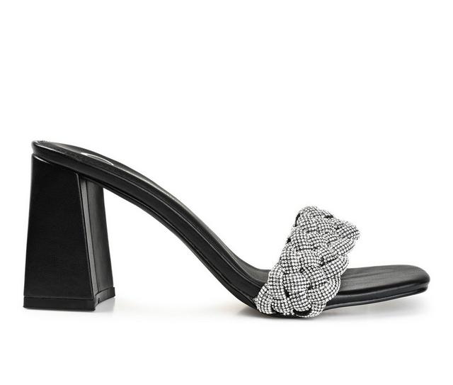 Women's Journee Collection Sashaa Dress Sandals in Black color