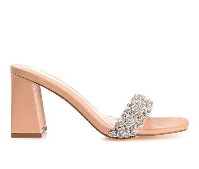 Women's Journee Collection Sashaa Dress Sandals in Nude color