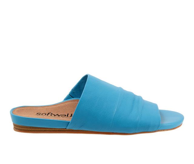 Women's Softwalk Camano Sandals in Sky Blue color