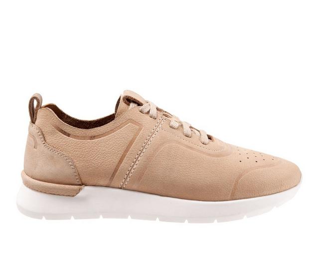 Women's Softwalk Stella Fashion Sneakers in Nude Nubuck color