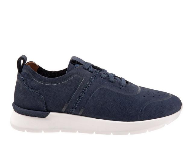 Women's Softwalk Stella Fashion Sneakers in Navy Nubuck color