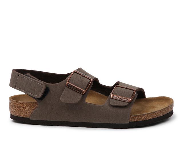 Boys' Birkenstock Milano H&L Sandals in Mocha color