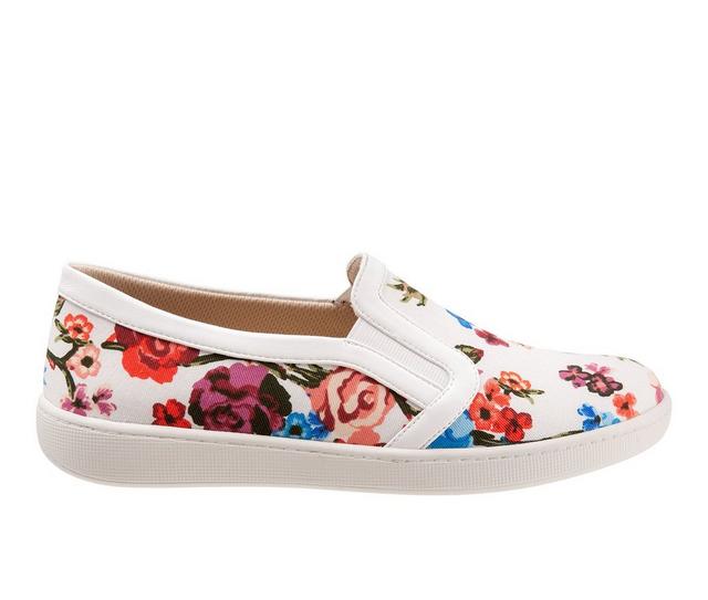 Women's Trotters Alright Casual Slip Ons in Floral color