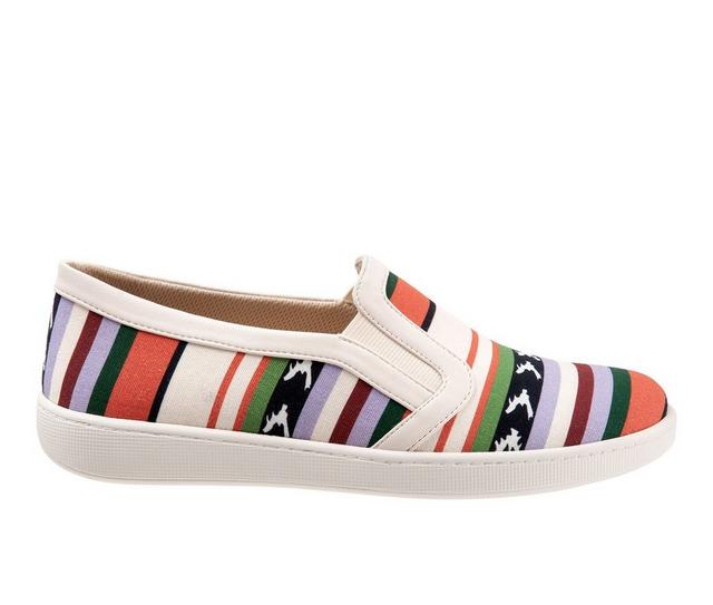 Women's Trotters Alright Casual Slip Ons in Stripes color