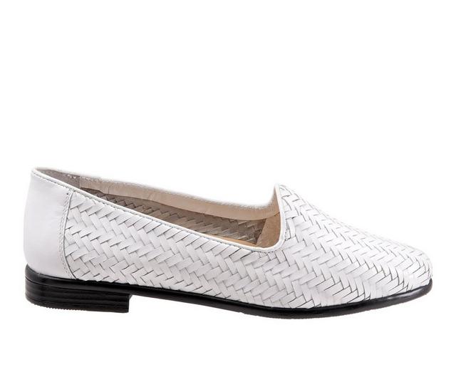 Women's Trotters Liz III Flats in White color