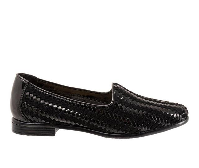 Women's Trotters Liz III Flats in Black/Black color