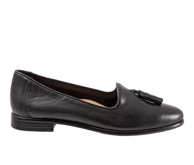 Women's Trotters Liz Tassel Loafers in Black color