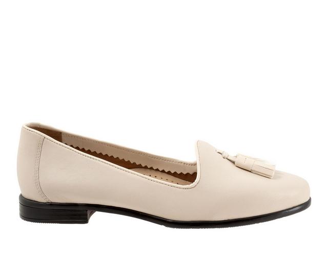 Women's Trotters Liz Tassel Loafers in Ivory color