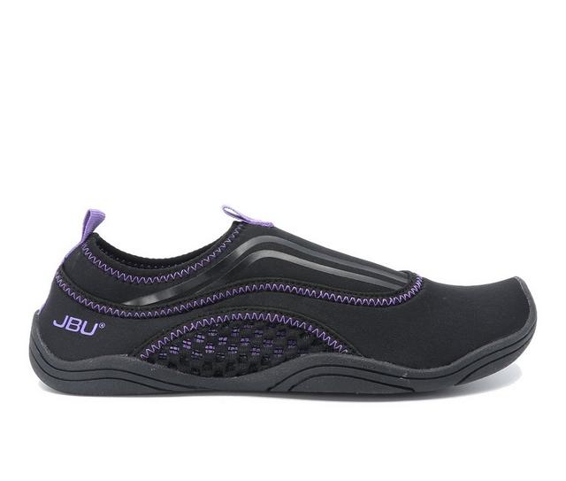 Women's JBU Fin Shoes in Black/Lavender color