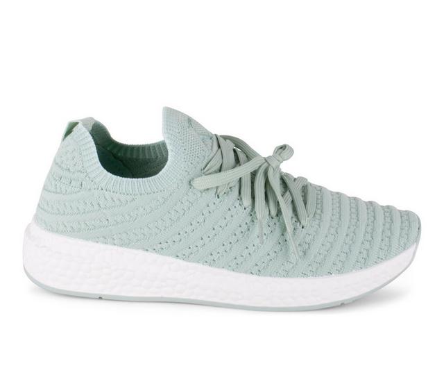 Women's Danskin Bloom Sneakers in Mint color