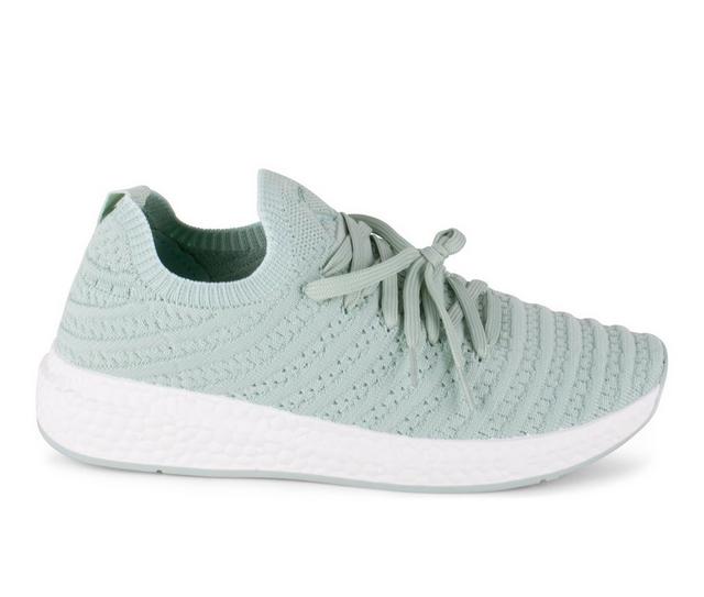 Women's Danskin Bloom Sneakers in Mint color