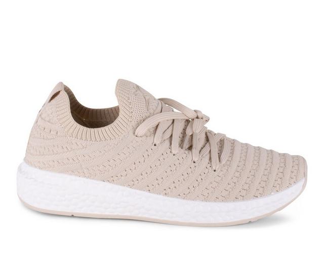 Women's Danskin Bloom Sneakers in Natural color