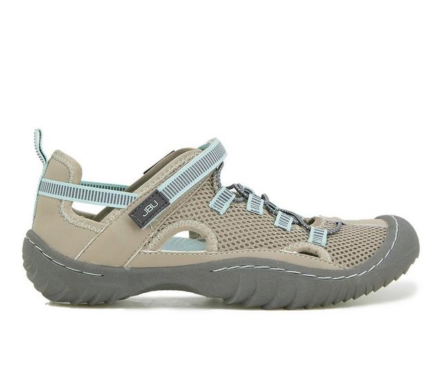 Women's JBU Tahoe MJ Water Shoes in Lt Grey/Teal color