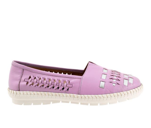 Women's Trotters Rory Slip-On Shoes in Lavender color