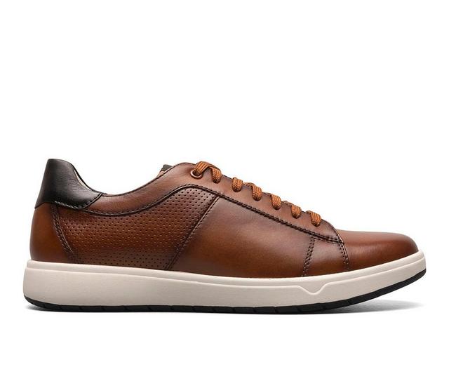 Men's Florsheim Heist Lace-To-Toe Sneakers in Cognac color