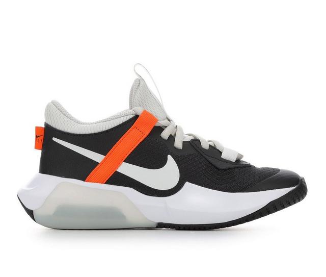 Kids' Nike Big Kid Air Zoom Crossover Basketball Shoes in Black/Wht/Bone color