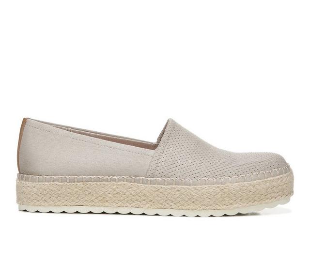Women's Dr. Scholls Sunray Espadrille Slip-On Shoes in Grey color
