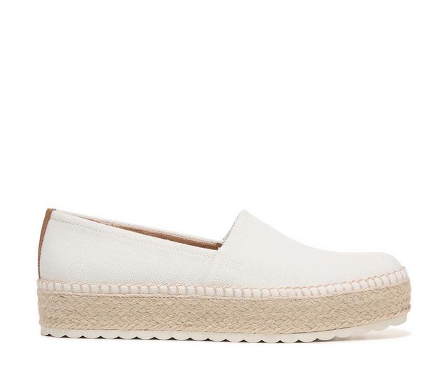 Women's Dr. Scholls Sunray Espadrille Slip-On Shoes in White Fabric color