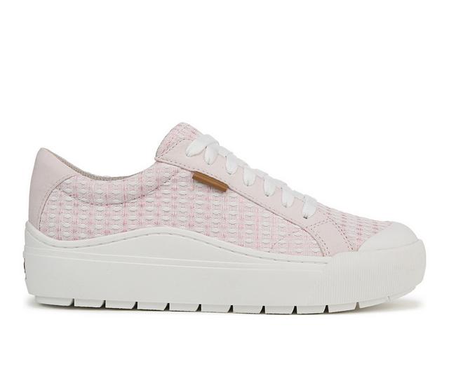 Women's Dr. Scholls Time Off Sustainable Platform Sneakers in Petal Pink color