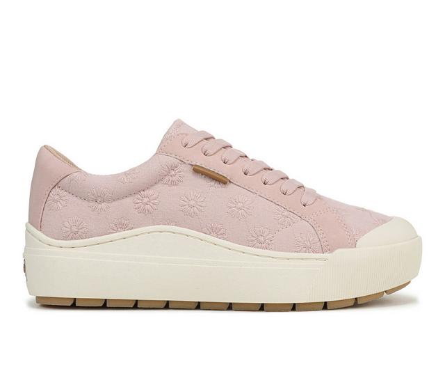 Women's Dr. Scholls Time Off Sustainable Platform Sneakers in Blush color