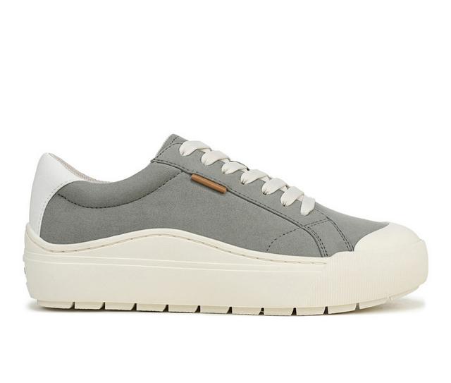 Women's Dr. Scholls Time Off Sustainable Platform Sneakers in Dry Sage color