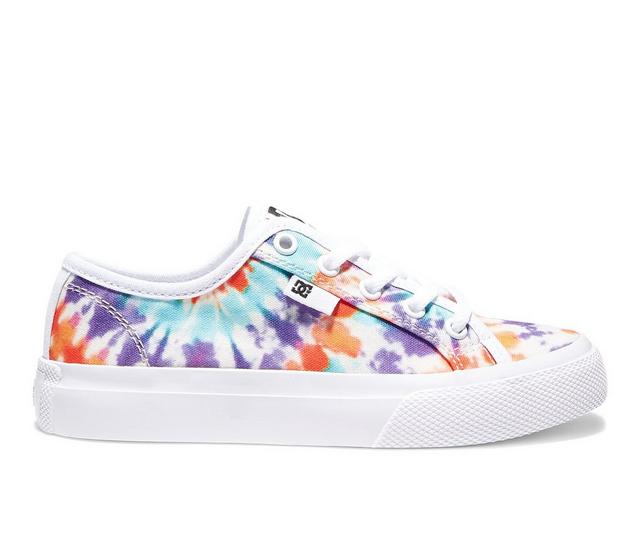 Boys' DC Little Kid & Big Kid Manual Skate Sneakers in Tie Dye color